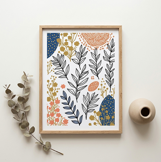 Leaf Pattern Artwork